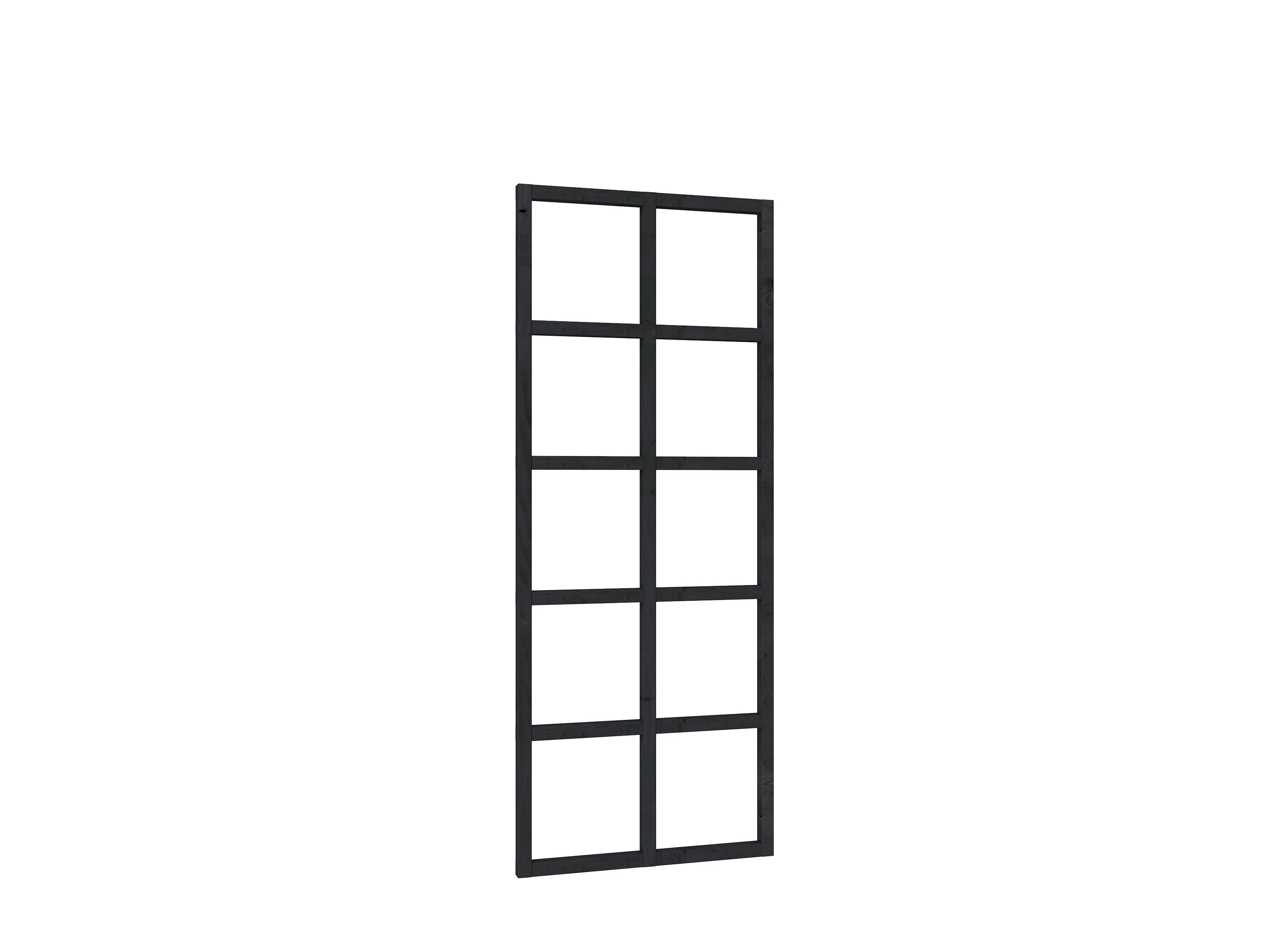 Trellis Zwart Geïmpregneerd 89 x 224 cm - Afbeelding 1